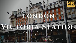 London Victoria Station Walk Through England 4K [upl. by Suzann691]