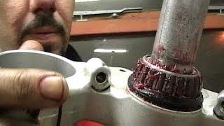 Steering head bearings how to replace and adjust without special tools [upl. by Rubie313]