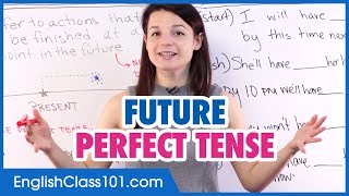 The Future Perfect Tense  Statements  Basic English Grammar [upl. by Mariska947]