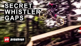 Hitting Secret Gaps in Whistler Bike Park with Local Pros [upl. by Adelbert898]