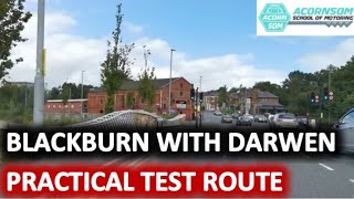 Blackburn with Darwen Driving test route Darwen Test centre UK Driving Mock Test 2 [upl. by Zanze847]