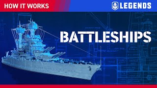 How It Works Battleships  World of Warships Legends [upl. by Krigsman377]