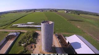 Building a silo  time lapse [upl. by Kilk]