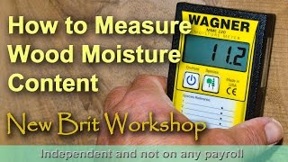 How to measure moisture in wood [upl. by Aicel]