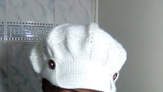 Tuto crochet béret femme facile gorro tejido à crochet part 22 [upl. by Neffets862]