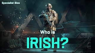 Specialist Bios  Irish  Battlefield 2042 Lore [upl. by Cott]