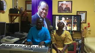 ELDER MIREKU AND SANDY ASARE LIVE HOME WORSHIP [upl. by Llekram]