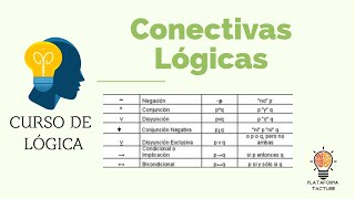 CONECTIVAS LÓGICAS  Lógica Simbólica [upl. by Inafit]