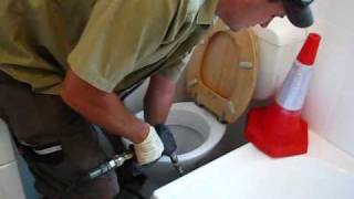 How To Water Jet A Blocked Toilet [upl. by Dloraj565]