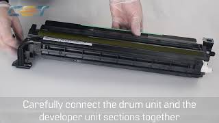 Ricoh IM C2000 drum unit rebuild instructions  English [upl. by Kally756]