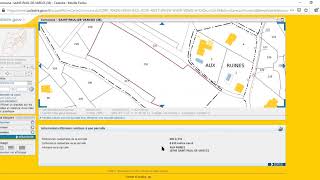 geoportail cadastre [upl. by Eeralav]