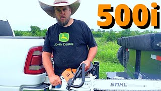 Stihl MS 500i  Is it Worth the Hype [upl. by Porche817]