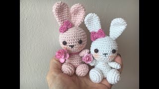 Teje conejo amigurumis by Petus English subtitles [upl. by Rasure]