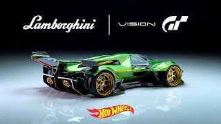 Insane build Lamborghini V12 Vision GT Hot Wheels custom Roborace Robocar transformation [upl. by Uda397]