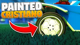 All Painted CRISTIANO Wheels On Rocket League [upl. by Concordia]