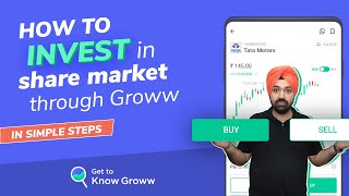 How to Invest in stock market for Beginners  Groww app kaise use kare  Buy amp Sell Shares on Groww [upl. by Tacye]