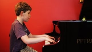 AweInspiring 9YrOld Piano Prodigy [upl. by Taveda]