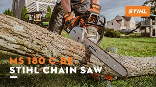 STIHL MS 180 CBE  Product Feature [upl. by Nairbal28]