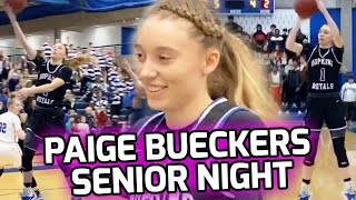 1 Ranked Paige Bueckers Drops Flashy DOUBLE DOUBLE On Senior Night UCONN Commit Cant Be Stopped 🔥 [upl. by Esiouqrut]