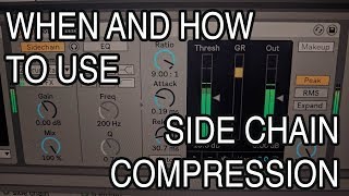 When and How to use Sidechain Compression [upl. by Eelamme110]