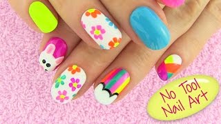 DIY Nail Art Without any Tools 5 Nail Art Designs  DIY Projects [upl. by Bluh]