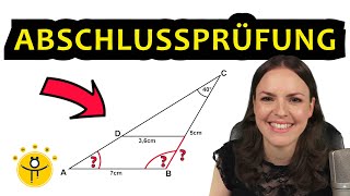 ABSCHLUSSPRÜFUNG Realschule Mathe – Bayern Strahlensatz Sinussatz Winkel [upl. by Magdaia177]