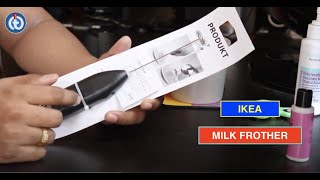 IKEA MILK FROTHER Review amp Battery Installation [upl. by Eidoow44]