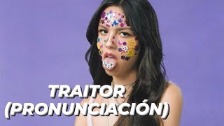 Olivia Rodrigo  traitor PRONUNCIACIÓN [upl. by Chaille]