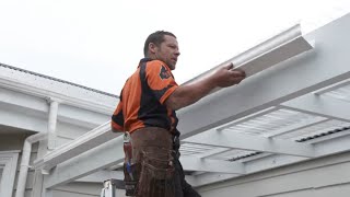 How to Install Guttering  Mitre 10 Easy As DIY [upl. by Ahtera918]