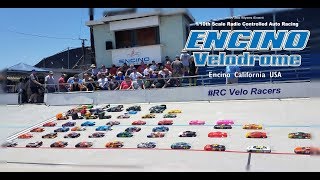 Encino Velodrome  110th Scale RC Oval Racing [upl. by Glenna]