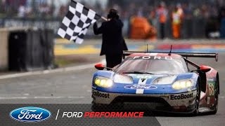 Ford GT Claims GTE Pro Victory  Le Mans  Ford Performance [upl. by Sivolc]