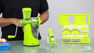 How to use Manual Juicer for everyday fresh juice [upl. by Atsirc]