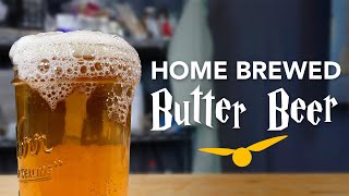 How to make BOOZY Butter Beer  Simple homebrew recipe for butterscotch session mead [upl. by Alram]