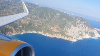 Condor A321  TOGA full power take off from Skiathos LGSK [upl. by Kerge]