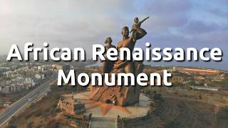 African Renaissance Monument  Dakar Senegal  Tallest Statue in Africa [upl. by Cirala]