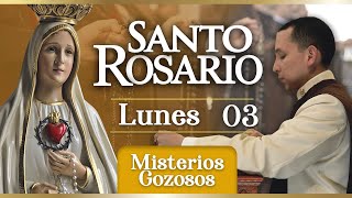 Santo Rosario de los Caballeros de la Virgen 03 de febrero Misterios Gozosos [upl. by Arhaz690]