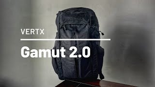 Vertx Gamut 20 Backpack Review  Grey Man Pack with TONS of Pockets for CCW and Everyday Carry [upl. by Annawd]