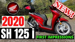 NEW  HONDA  SH 125 i  2020  REVIEW  FIRST IMPRESSION [upl. by Moselle839]