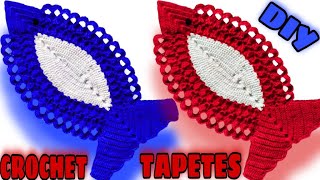 Tapetes tejidos a crochet Paso A Paso en español [upl. by Krasnoff79]