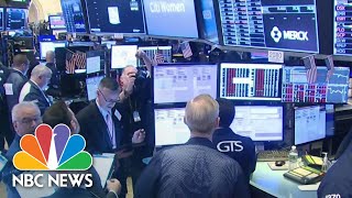 Stock Trading Halted After Markets Plunge At Market Open  NBC News [upl. by Velda909]