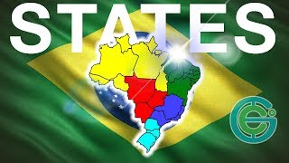 The states of Brazil explained Geography Now [upl. by Ranna256]