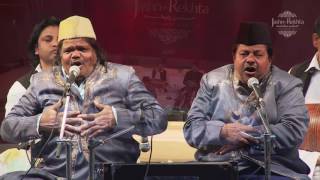 Live Qawwali performance I Sabri Brothers amp Group I JashneRekhta 2016 [upl. by Garrett]