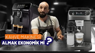 KAHVE MAKİNESİ ALMAK ENAYİLİK Mİ EKONOMİK Mİ [upl. by Wisnicki246]