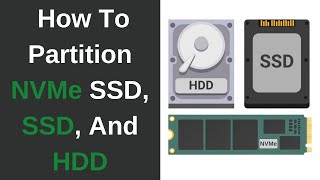 How To Partition Your SSD m2 NVMe SSD And HDD In Windows 10 [upl. by Drarig414]