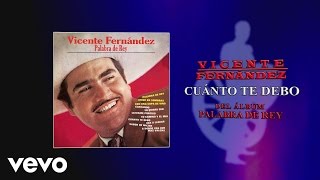 Vicente Fernández  Cuánto Te Debo Cover Audio [upl. by Tedder]