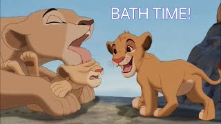 The lion king Simba and nala bath time [upl. by Cyprus]