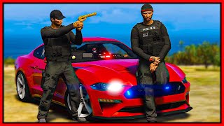 GTA 5 Roleplay  I BECOME POLICE DETECTIVE  RedlineRP [upl. by Ybreh]