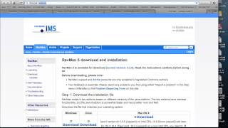 Downloading RevMan [upl. by Akamahs]
