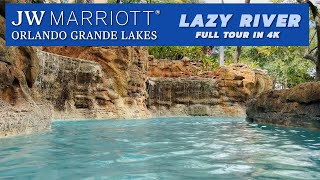 A Full 4K Tour of the JW Marriott Orlando Grande Lakes Lazy River  Luxury Resort Close to Disney [upl. by Madeleine]