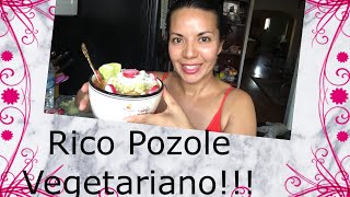 Pozole Vegano Riquisimo  Pozole Vegetariano [upl. by Winna]